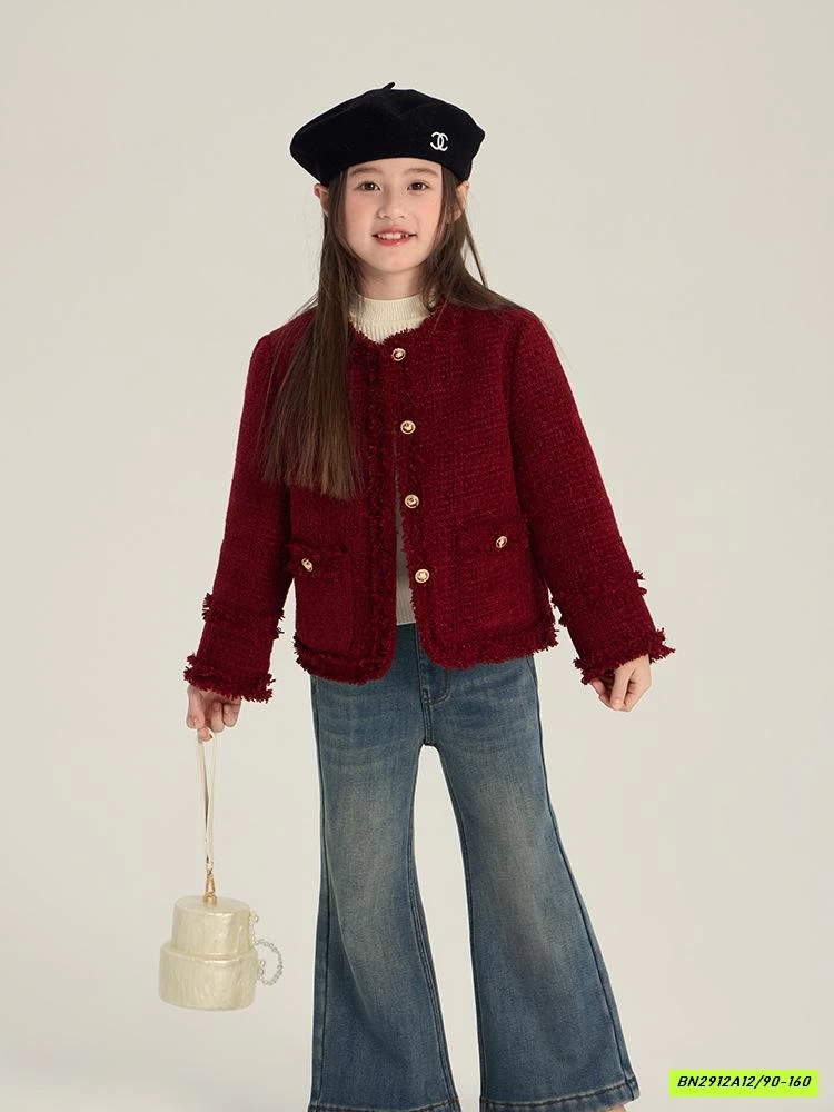 KHOÁC DẠ TWEET ĐỎ 25M039 AMBB