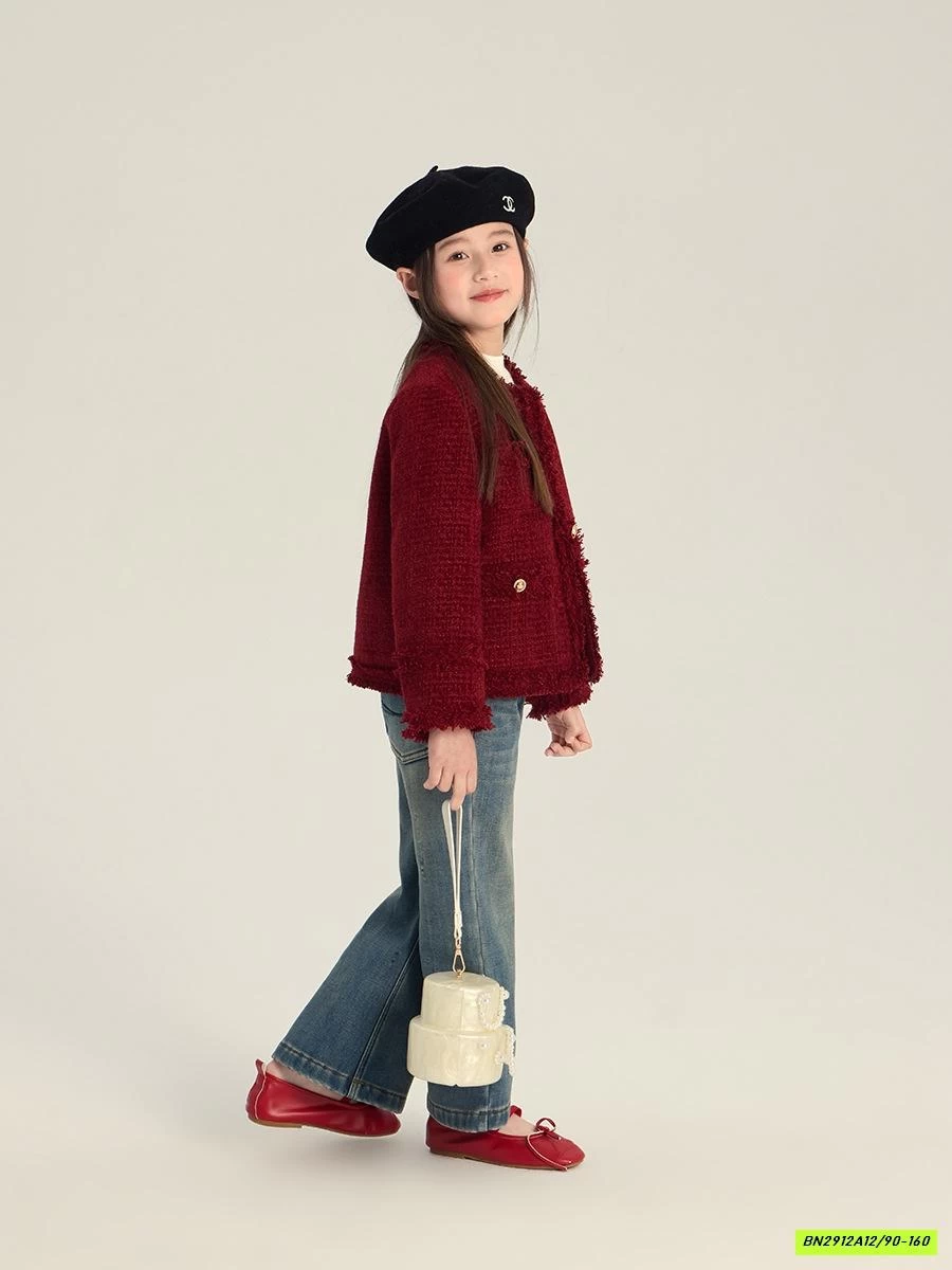 KHOÁC DẠ TWEET ĐỎ 25M039 AMBB