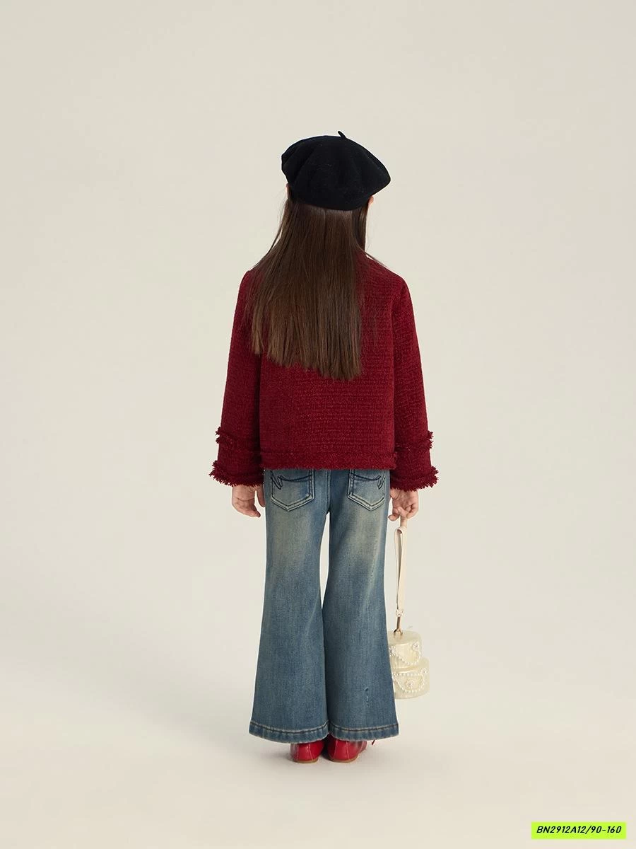 KHOÁC DẠ TWEET ĐỎ 25M039 AMBB