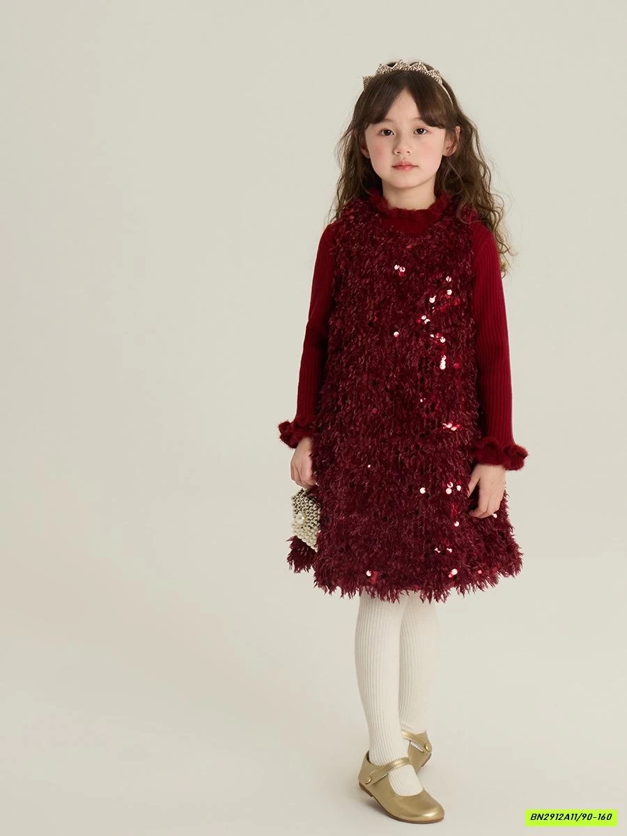 ĐẦM ĐỎ BLING TRẦN TRÁM AMBB