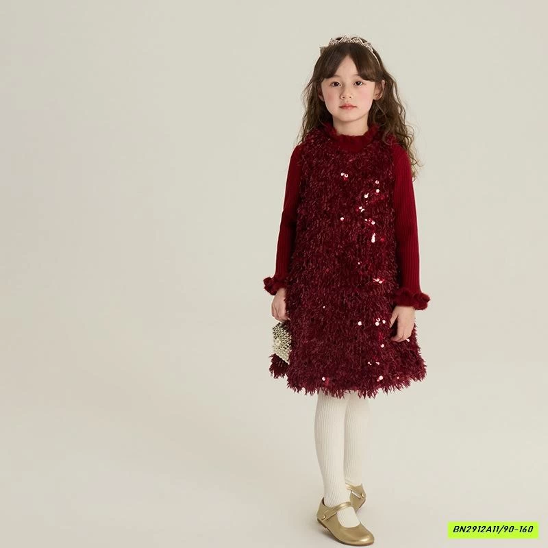 ĐẦM ĐỎ BLING TRẦN TRÁM AMBB