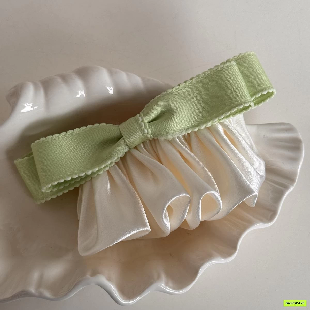 KẸP TÓC NƠ PHỐI LỤA KIỂU PHÁP