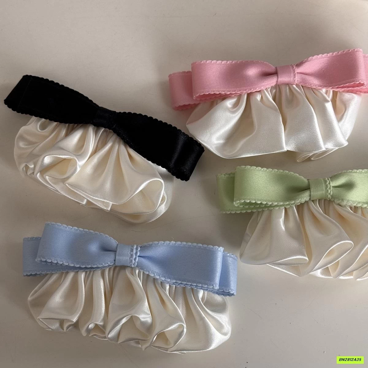 KẸP TÓC NƠ PHỐI LỤA KIỂU PHÁP