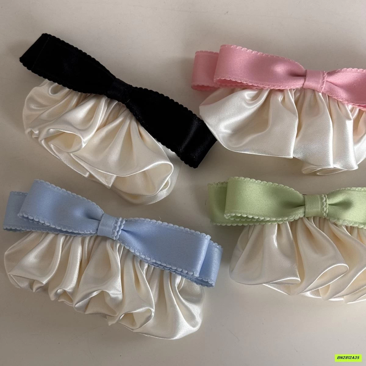 KẸP TÓC NƠ PHỐI LỤA KIỂU PHÁP