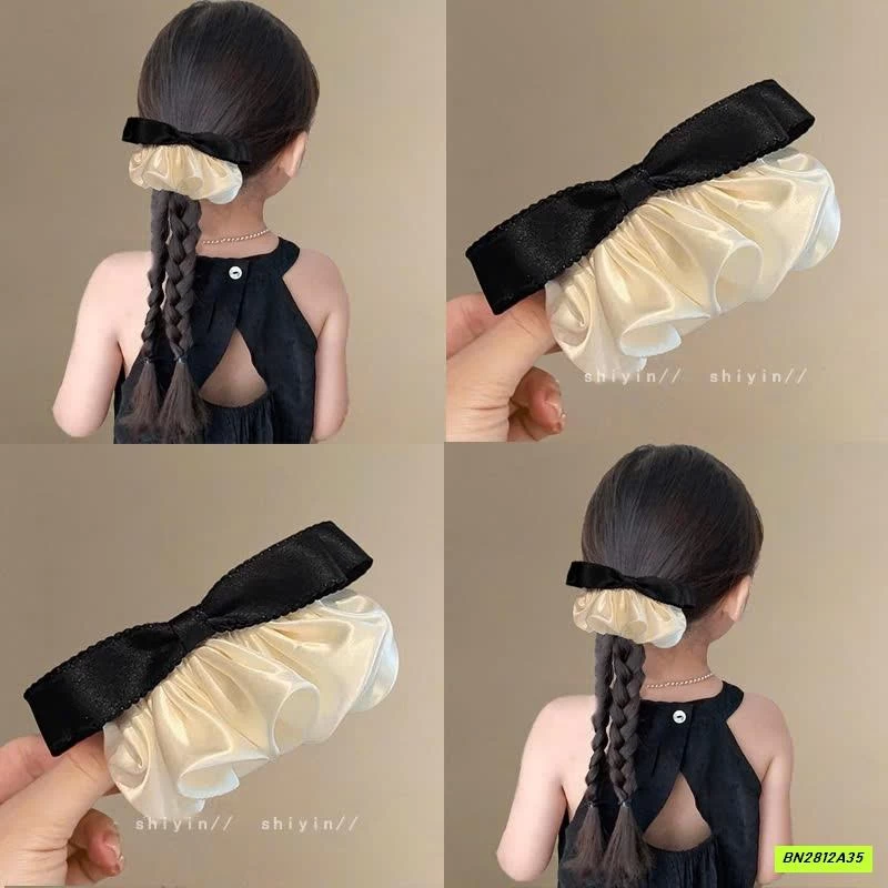 KẸP TÓC NƠ PHỐI LỤA KIỂU PHÁP