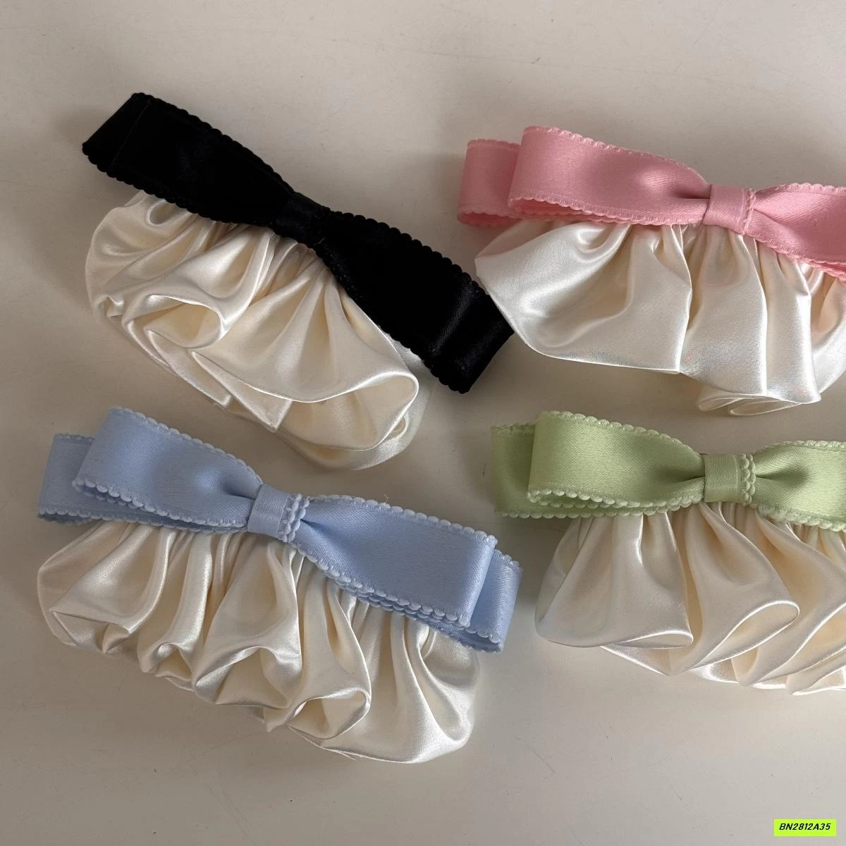 KẸP TÓC NƠ PHỐI LỤA KIỂU PHÁP