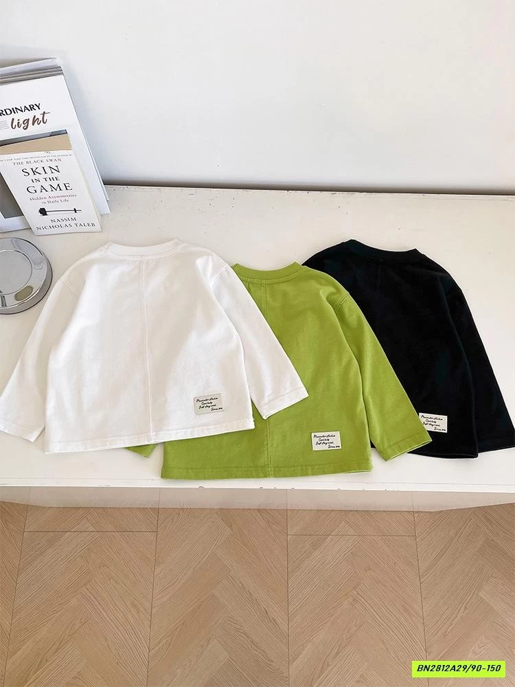 ÁO THUN CỔ TRÒN DÀI TAY BASIC