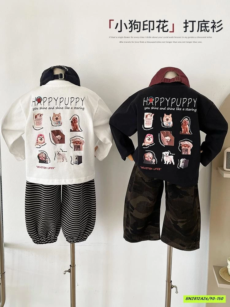 ÁO THUN IN CÚN PUPPY CHUANCHUANMA