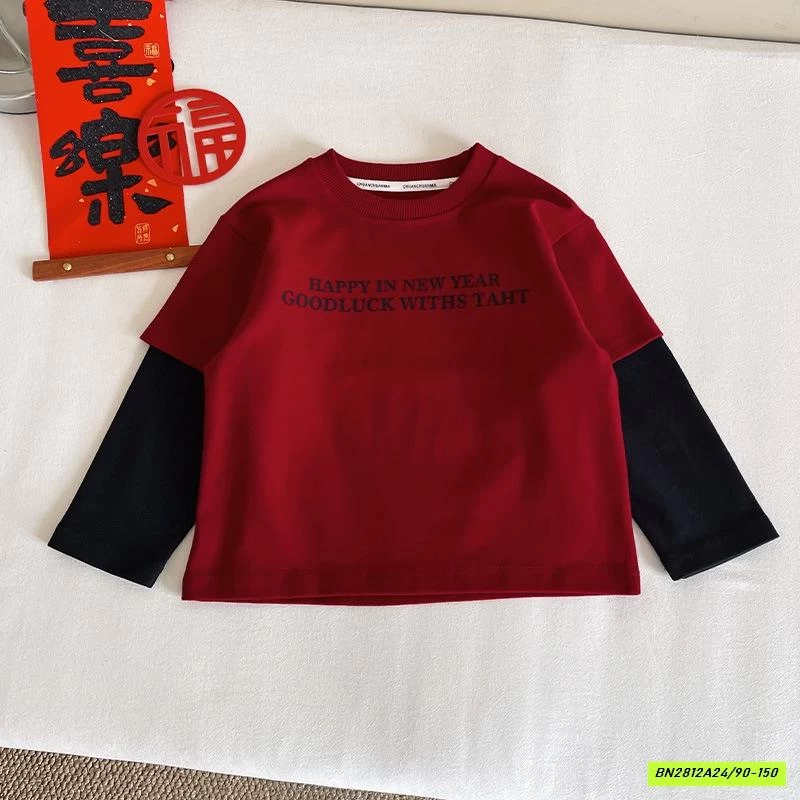 ÁO THUN ĐỎ GIẢ 2 LỚP CHUANCHUANMA