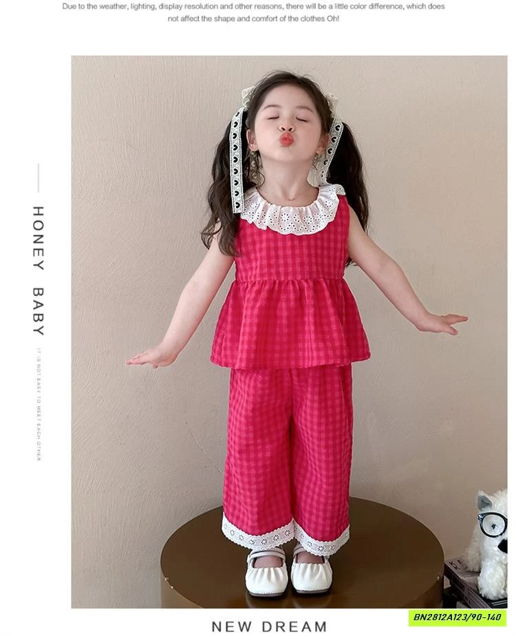 SÉT CÁNH TIÊN CARO ĐỎ HỒNG VIỀN REN