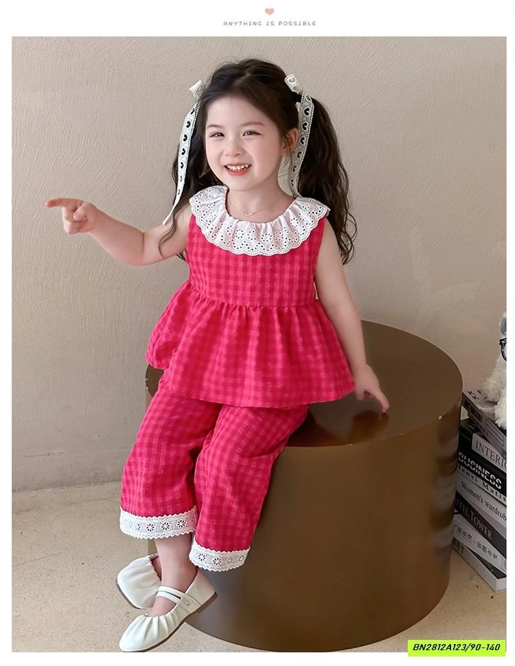 SÉT CÁNH TIÊN CARO ĐỎ HỒNG VIỀN REN