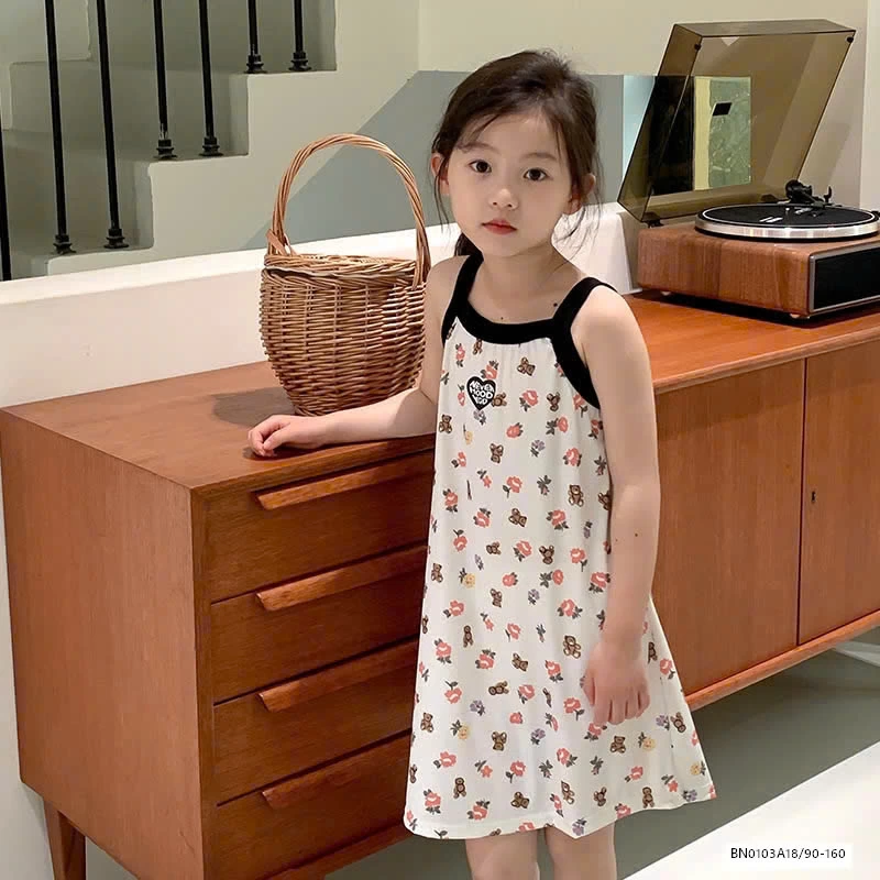 ĐẦM 2 DÂY HOA XINH XẮN