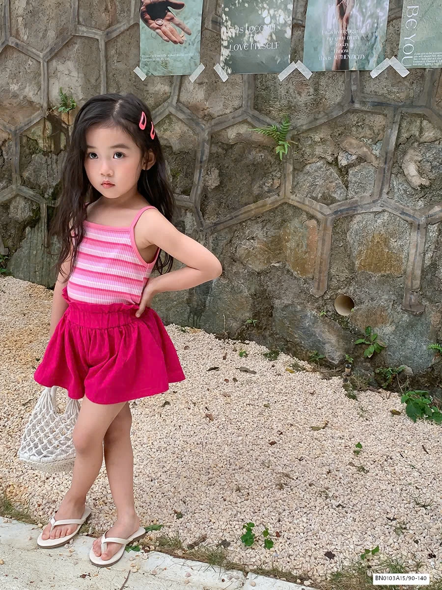 SÉT ÁO 2 DÂY MIX QUẦN VÁY