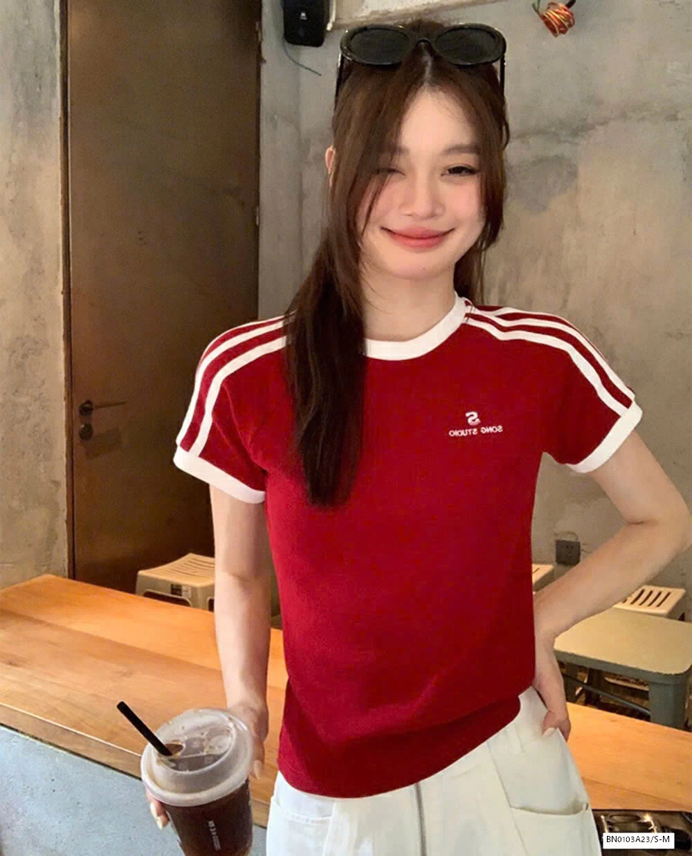 ÁO THUN SỌC VAI WG.WE