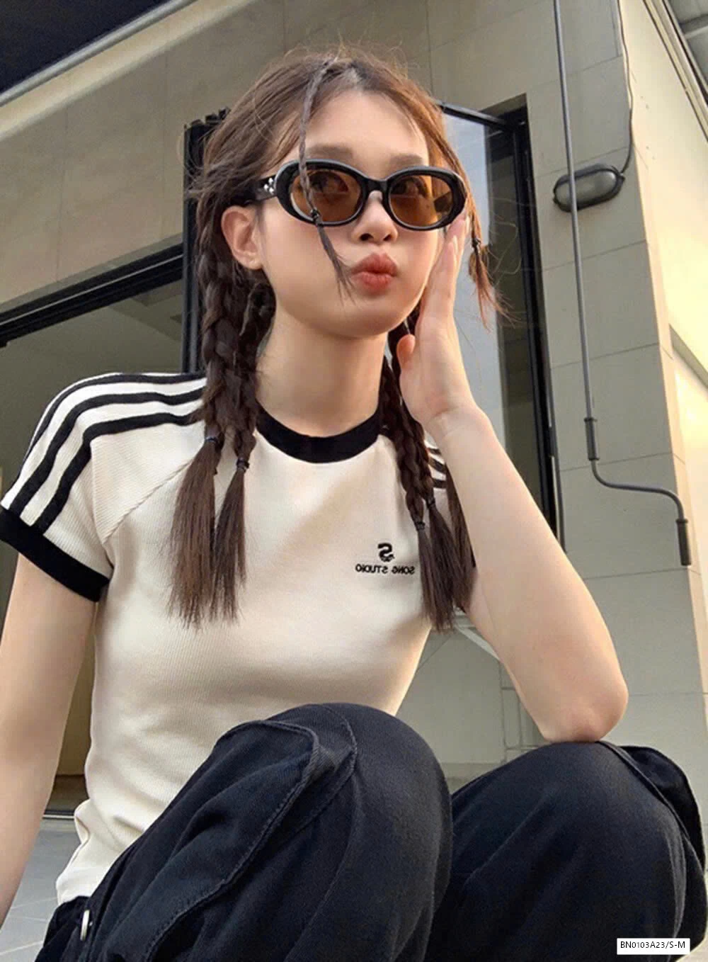 ÁO THUN SỌC VAI WG.WE