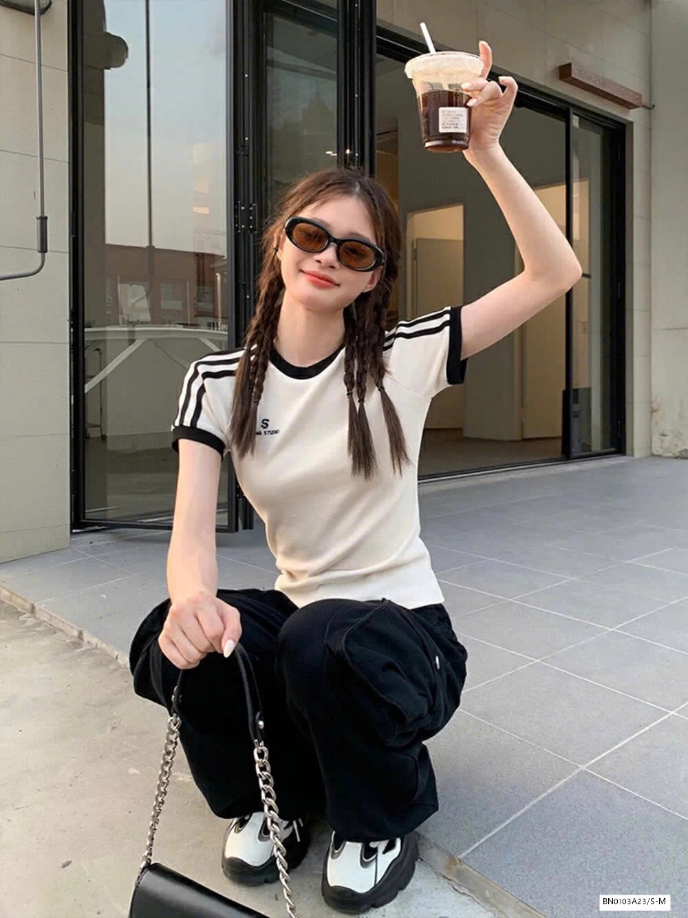 ÁO THUN SỌC VAI WG.WE