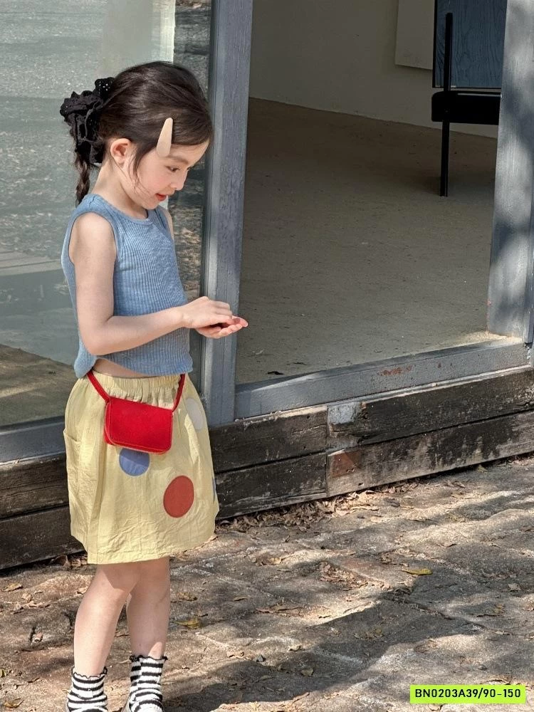 ÁO GÂN SÁT NÁCH MIX CV CHẤM BI