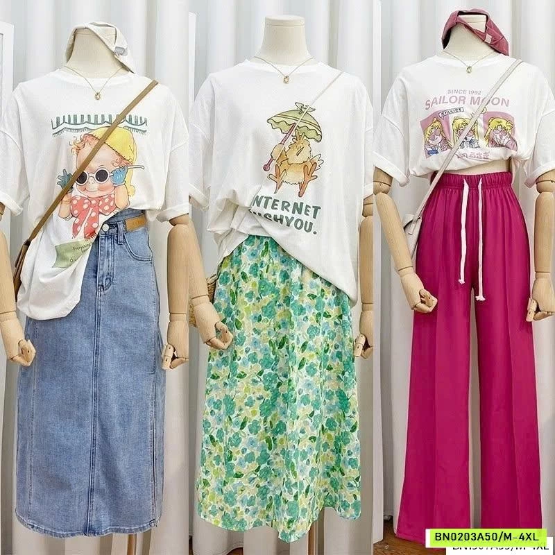 ÁO PHÔNG NỮ IN HÌNH KUTE