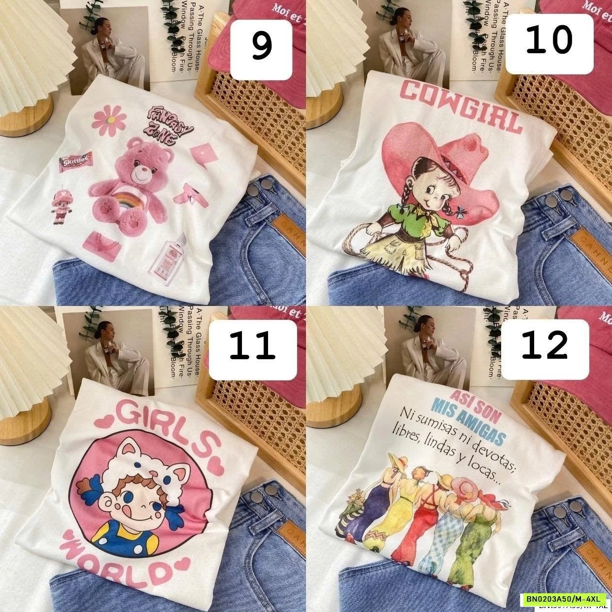 ÁO PHÔNG NỮ IN HÌNH KUTE