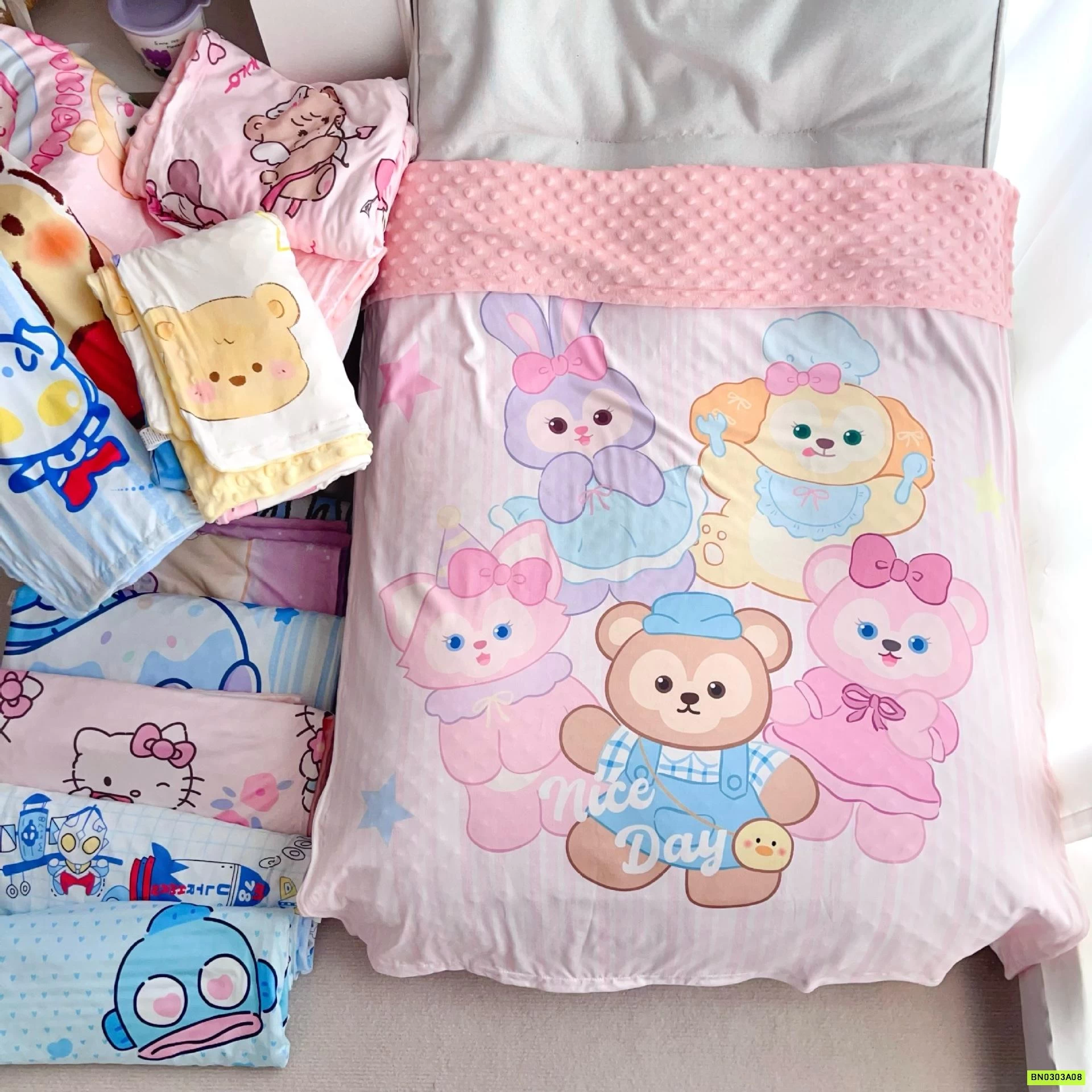 CHĂN BĂNG NHUNG HÈ HOẠT HÌNH