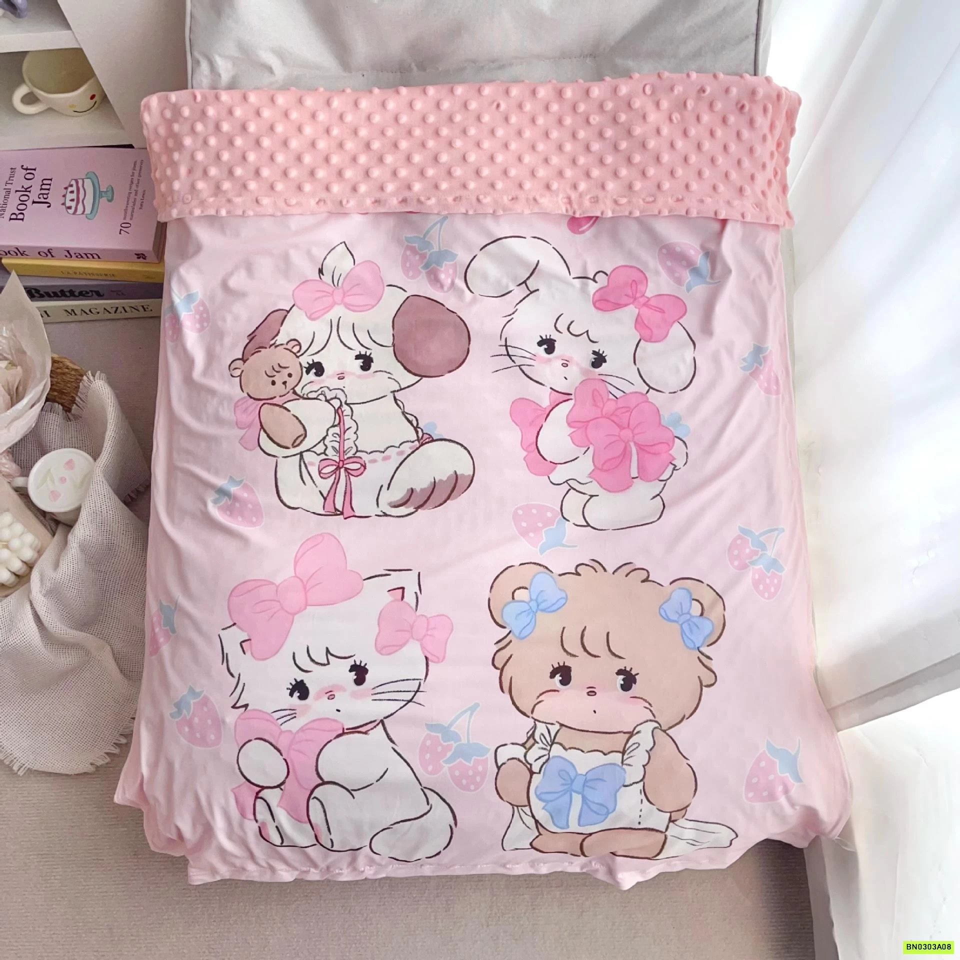 CHĂN BĂNG NHUNG HÈ HOẠT HÌNH