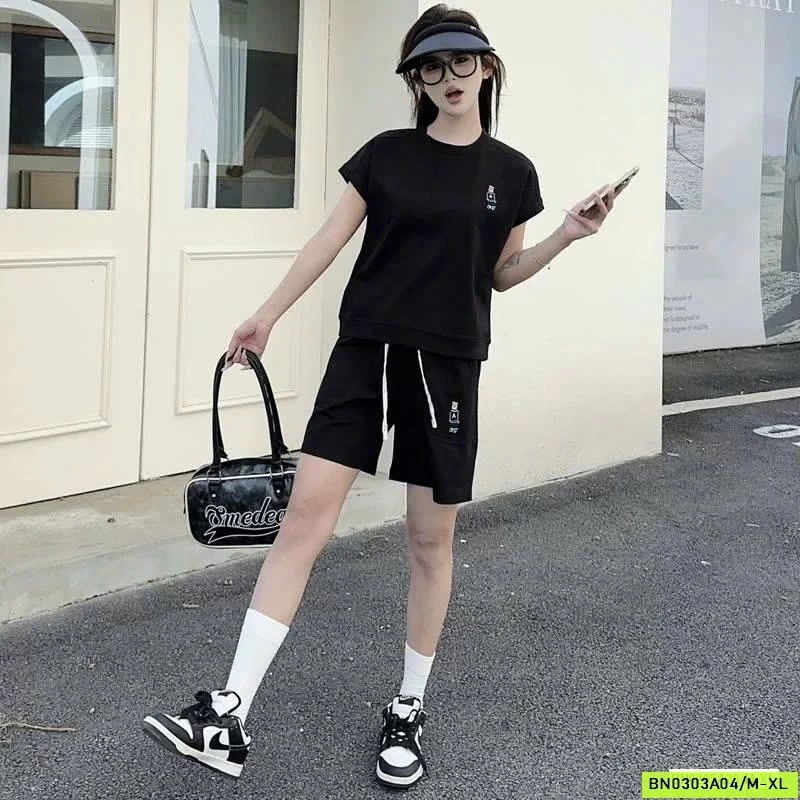 BỘ COTTON LOGO GẤU INBLUE