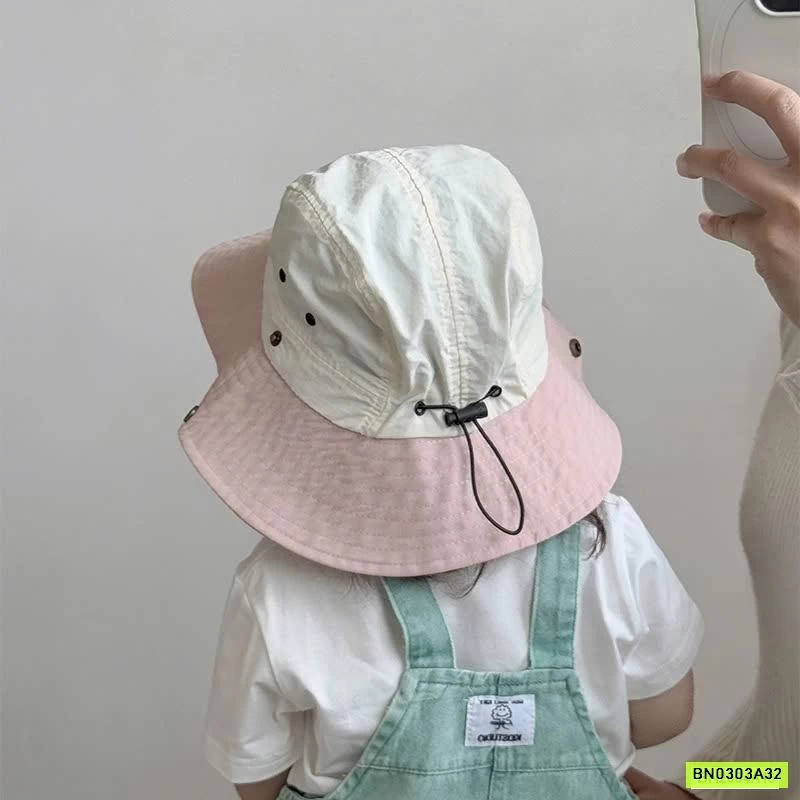 MŨ BÈO THÊU CHỮ CAO BỒI