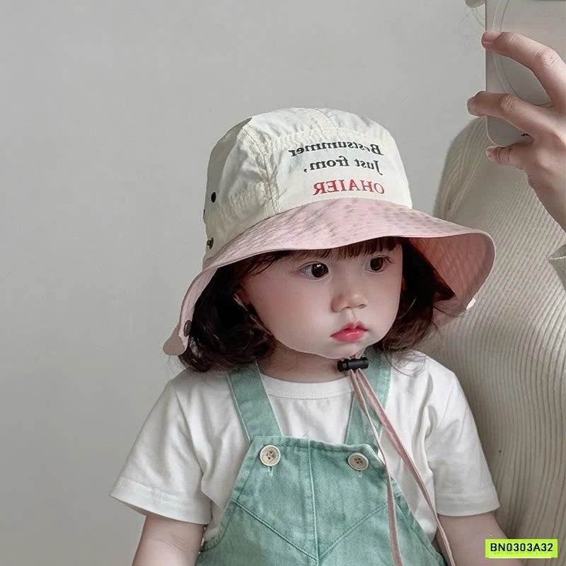 MŨ BÈO THÊU CHỮ CAO BỒI