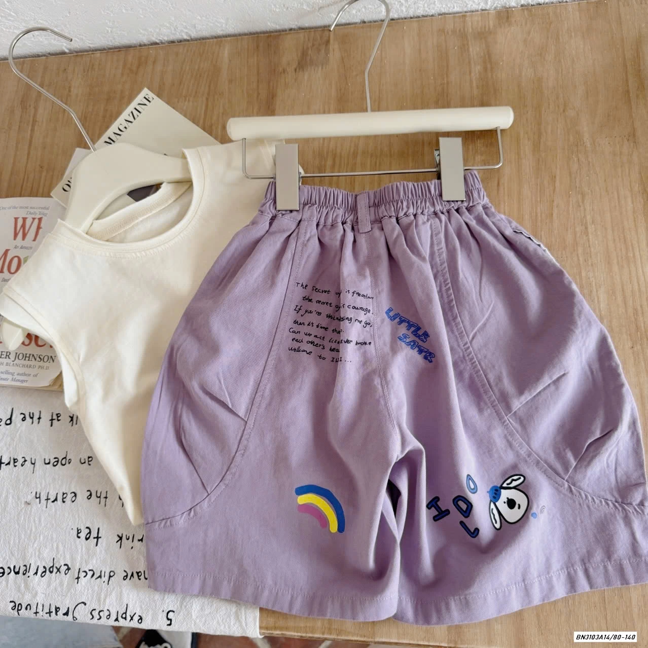 SÉT ÁO VOI CON MIX SHORT TÍM