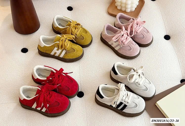 GIÀY LƯỚI 2 SỌC QUAI DÁN