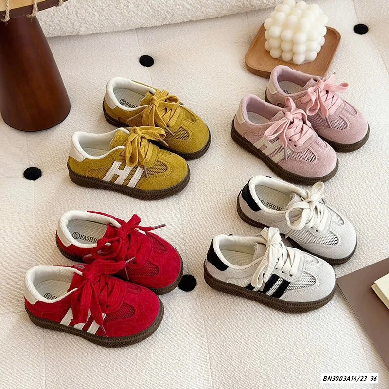 GIÀY LƯỚI 2 SỌC QUAI DÁN