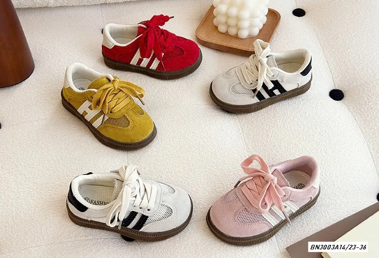 GIÀY LƯỚI 2 SỌC QUAI DÁN