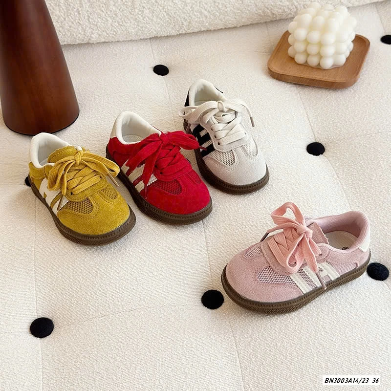 GIÀY LƯỚI 2 SỌC QUAI DÁN