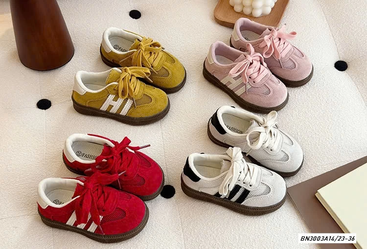 GIÀY LƯỚI 2 SỌC QUAI DÁN