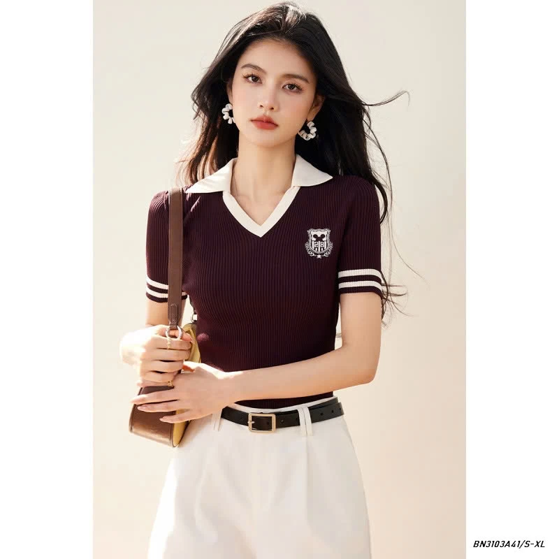 POLO MONTOGHI CỔ V CAO CẤP