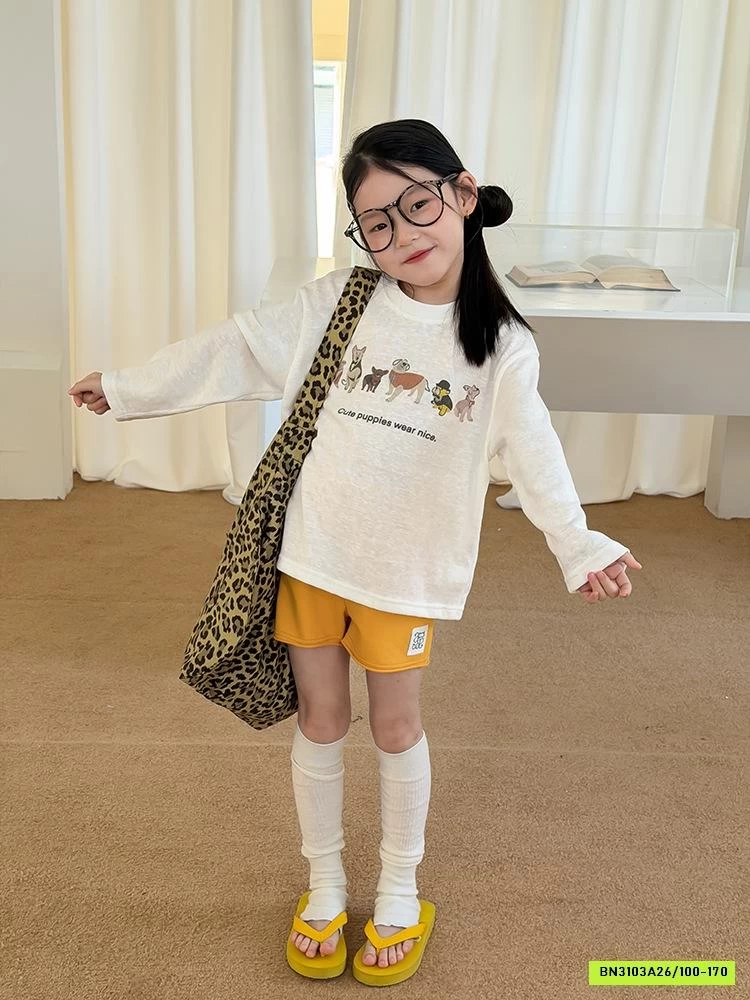 SHORT COTTON CẠP CAO KHÔNG VIỀN 26A053 AMBB