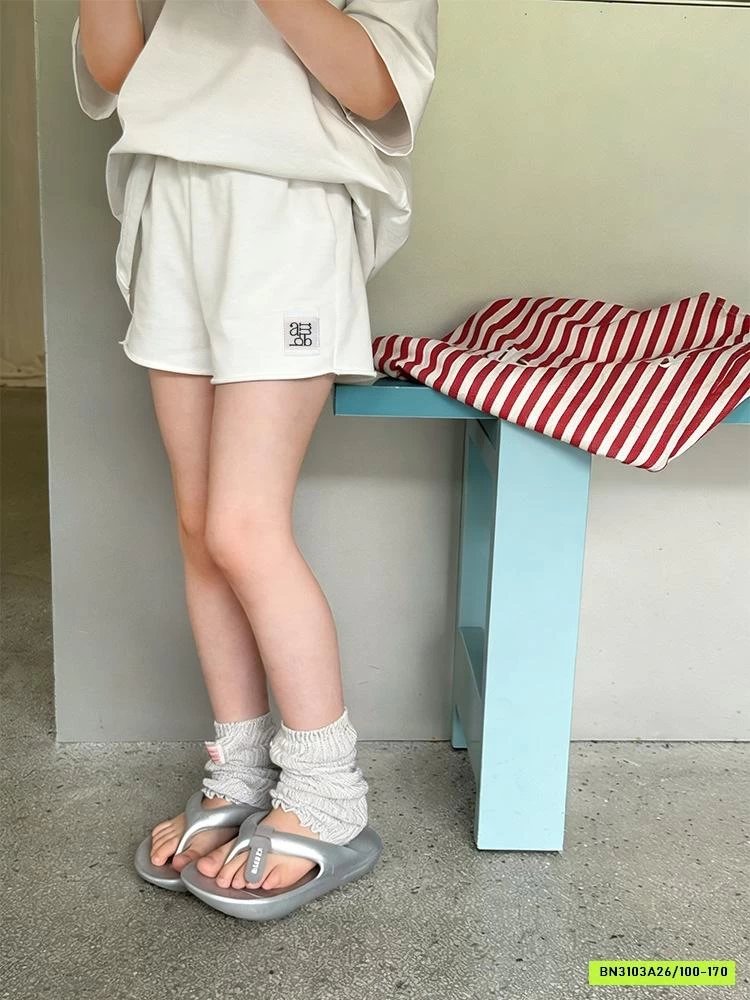 SHORT COTTON CẠP CAO KHÔNG VIỀN 26A053 AMBB