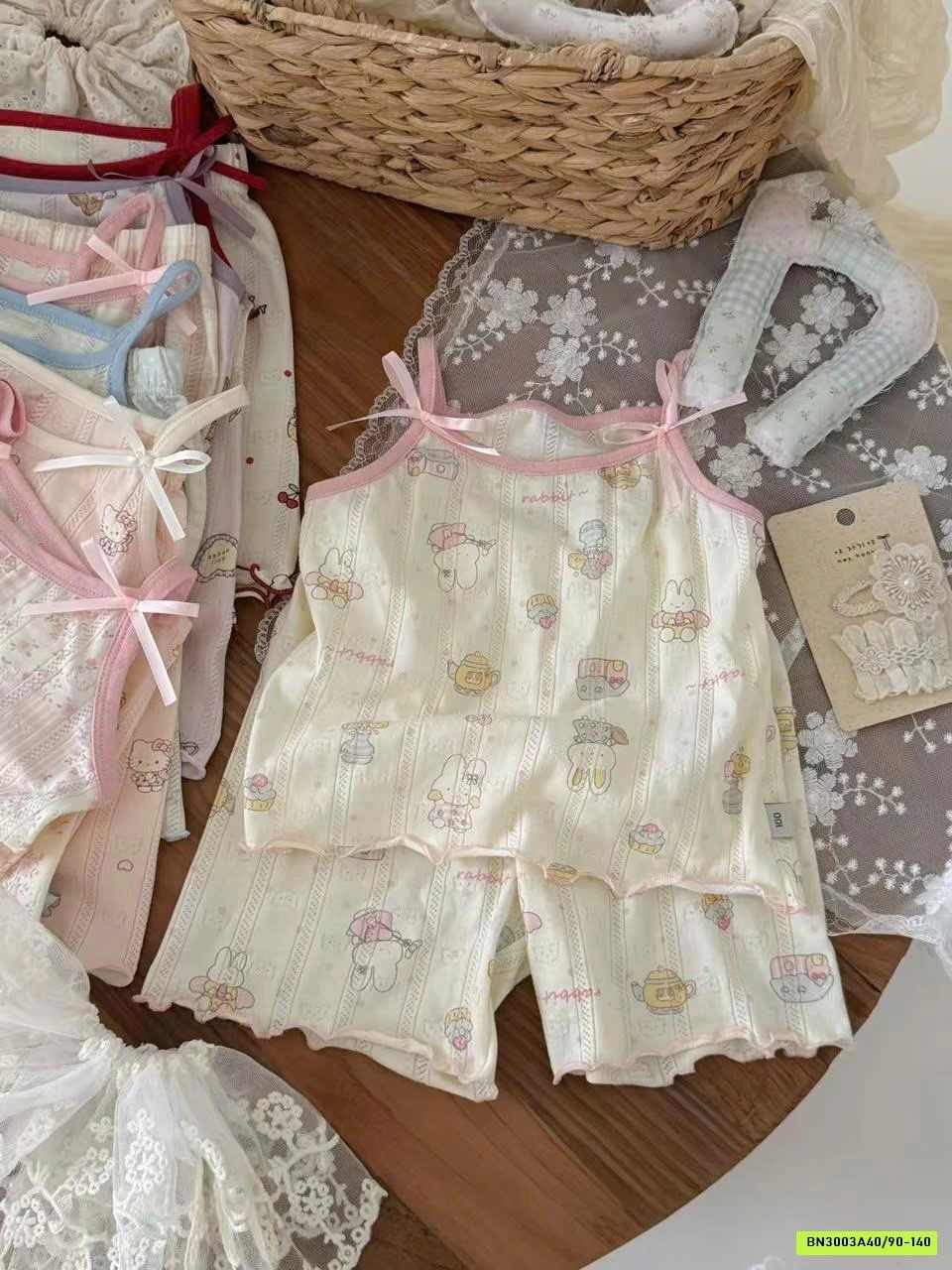 BỘ 2 DÂY COTTON GIẤY DỄ THƯƠNG HONEY