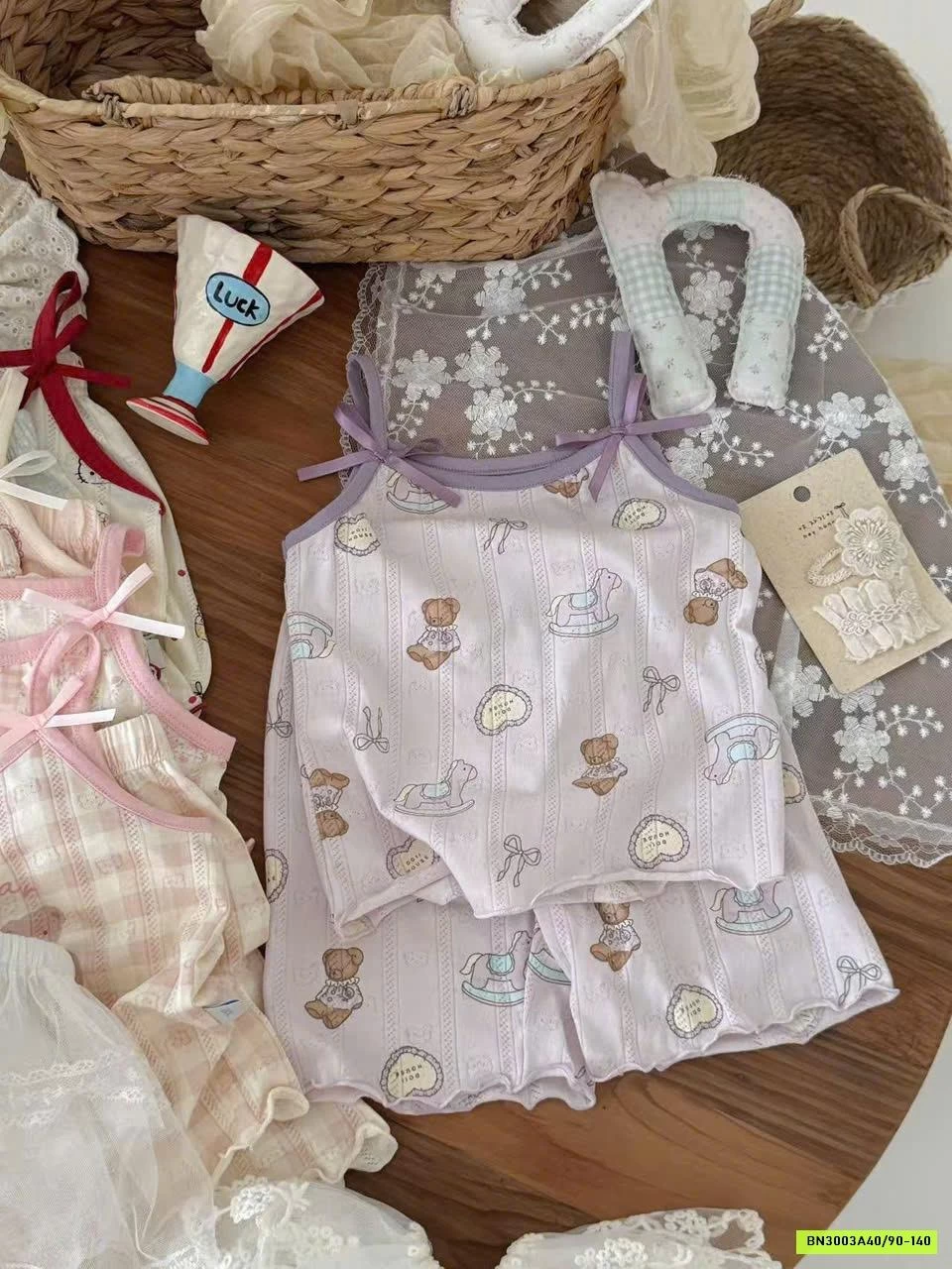 BỘ 2 DÂY COTTON GIẤY DỄ THƯƠNG HONEY