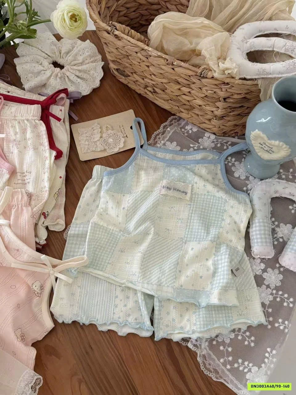 BỘ 2 DÂY COTTON GIẤY DỄ THƯƠNG HONEY