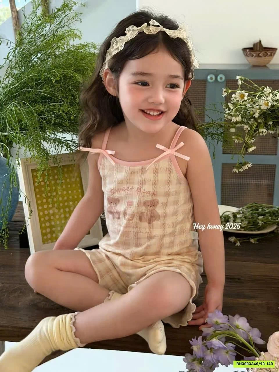 BỘ 2 DÂY COTTON GIẤY DỄ THƯƠNG HONEY