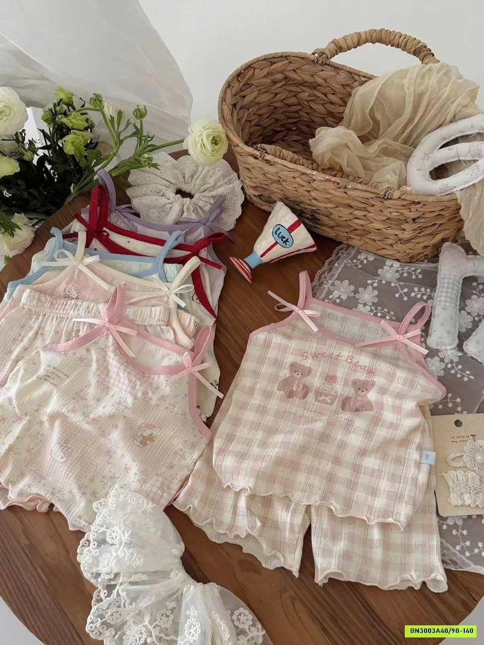 BỘ 2 DÂY COTTON GIẤY DỄ THƯƠNG HONEY