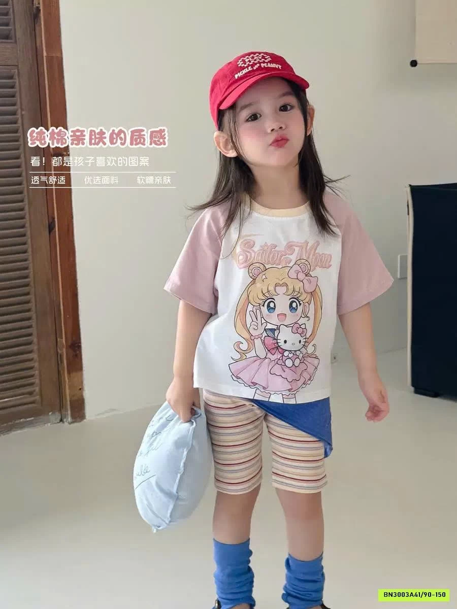 ÁO KUTE MIX LEGGING KẺ HONEY