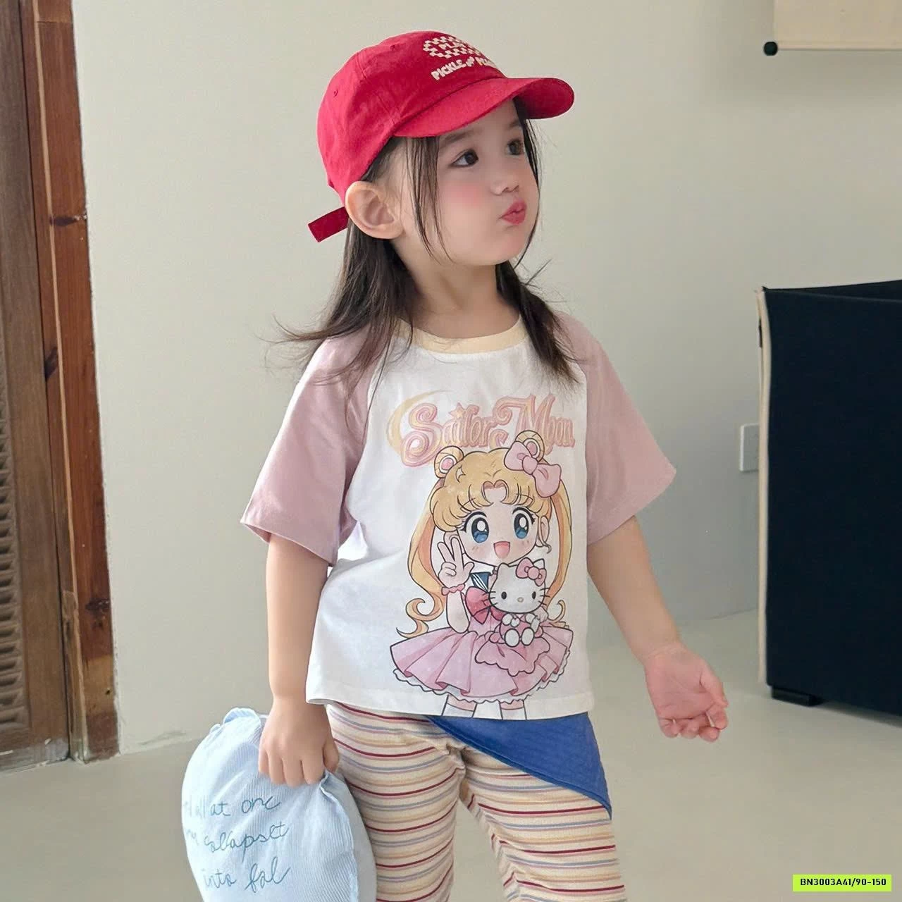 ÁO KUTE MIX LEGGING KẺ HONEY