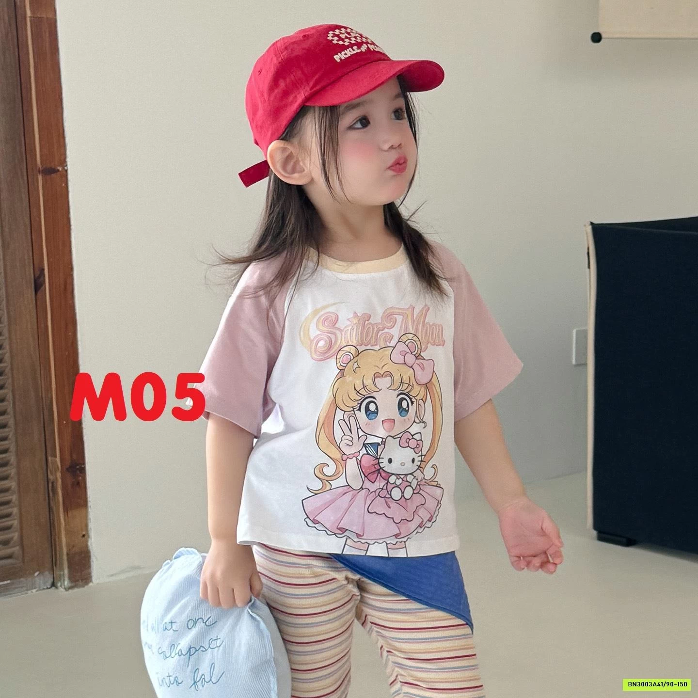 ÁO KUTE MIX LEGGING KẺ HONEY