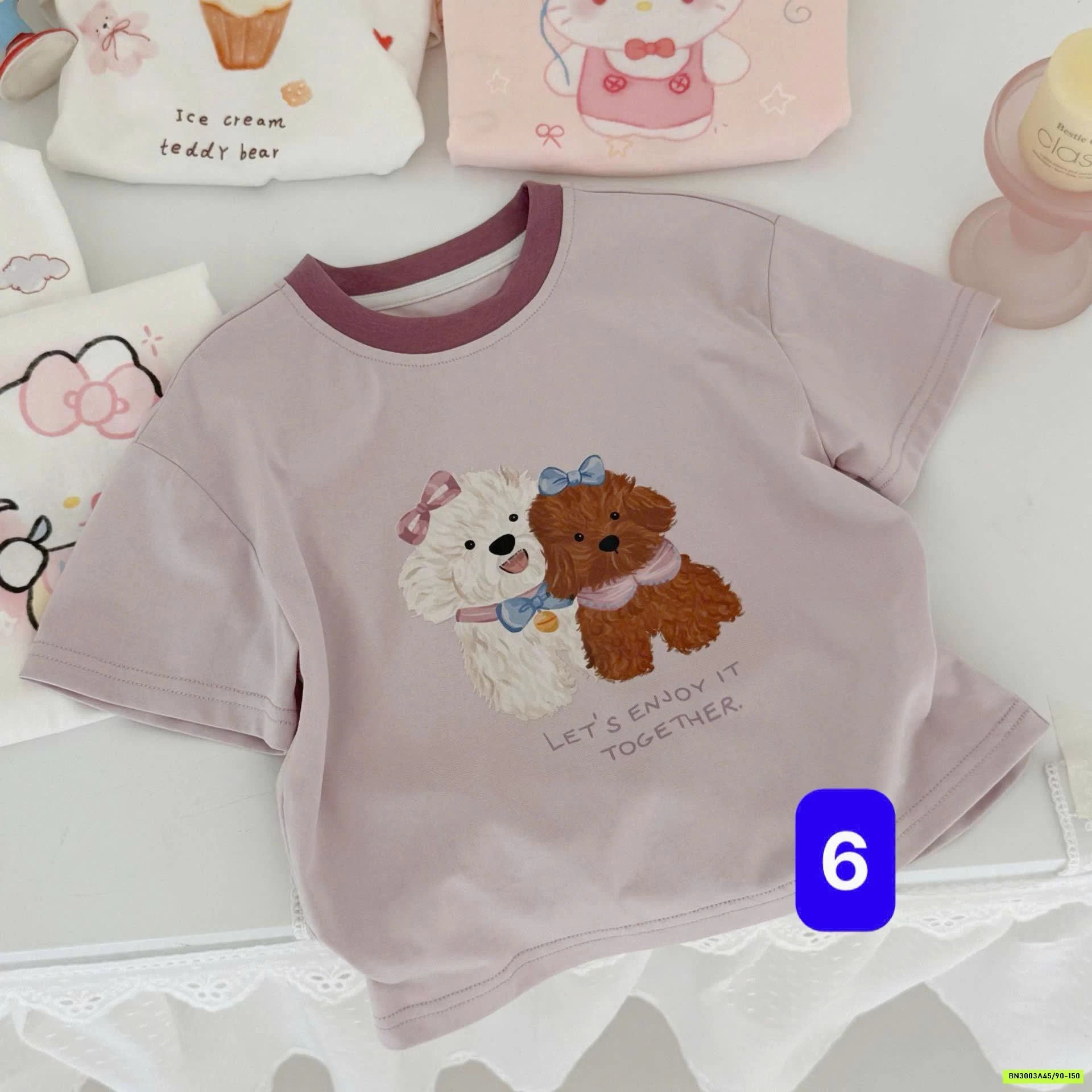 ÁO THUN IN HÌNH DỄ THƯƠNG HONEY