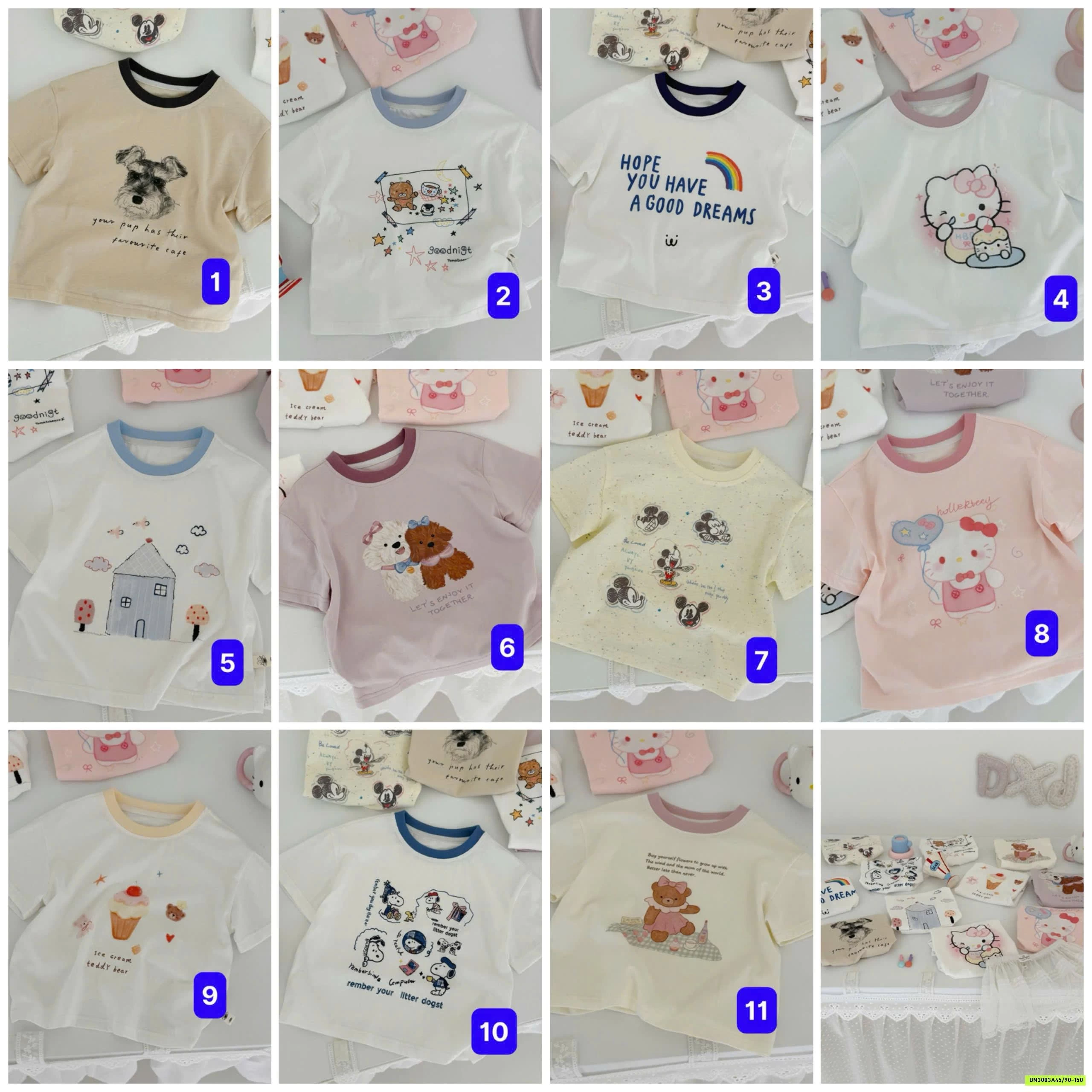 ÁO THUN IN HÌNH DỄ THƯƠNG HONEY