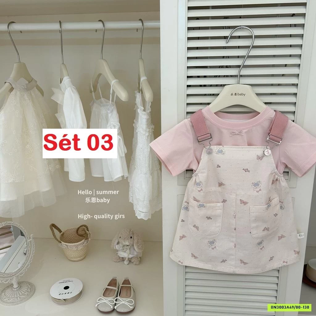 SÉT YẾM + ÁO THUN KUTE TBABY