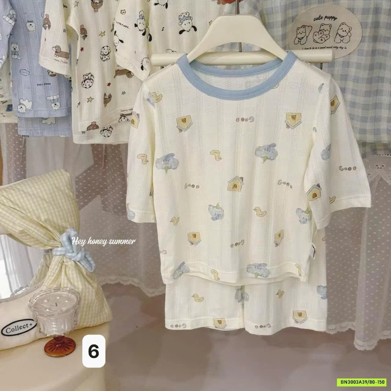 BỘ LỬNG COTTON THÔNG HƠI HONEY