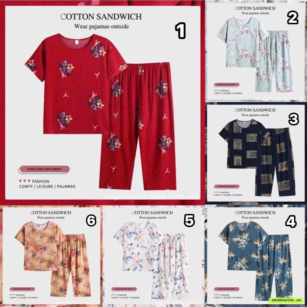 BỘ MẶC NHÀ TRUNG NIÊN